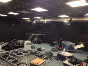 Studio Blacked out